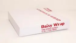 [sku16-340-1] Wax | 12x12 | White | Box | 1000 | Daisy