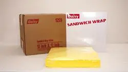 [sku16-345-d] CASE | WAX | 12x12 Yellow | 5/1000 | Daisy