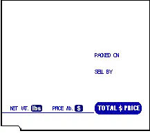 [sku16-769] TEC | 1154 | Scale Label | 9000 | UPC | 57x49.2mm | 16